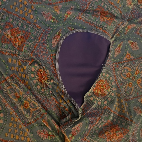 Twirly Girl NWOT gorgeous multimedia swing dress with hood, size 8 - Picture 6 of 9